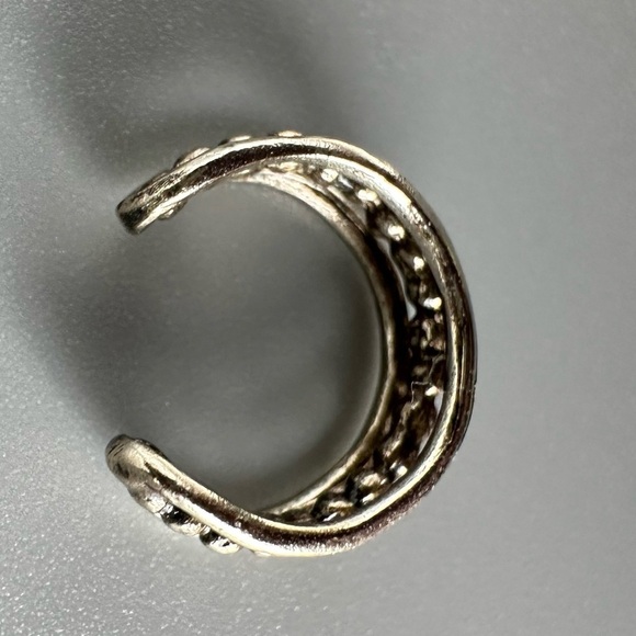 Sterling Silver Triple Band Ear Cuff – No Piercing Needed - Picture 12 of 14